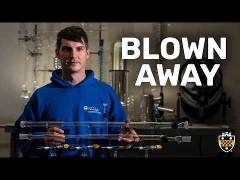 Pitt's own scientific glassblower