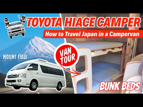 Thumbnail for CAMPERVAN ROAD TRIP in JAPAN - Part 1 | How we lived inside a TOYOTA HIACE Campervan | キャンピングカー by Toyota Van, Toyota, Toyota HiAce, ZiL, Campervan, Car, Van