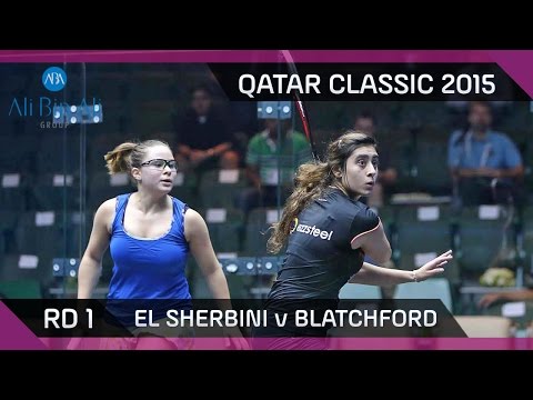 Squash: Qatar Classic 2015 - Women's Rd 1 Highlights: El Sherbini v Blatchford