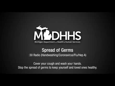 “Spread of Germs” :30 Radio (Handwashing/Coronavirus/Flu/Hep A)