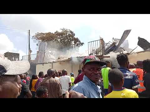 Fire Outbreak in Gataka Mulika Mwizi left 88 house down! After gas exploded 