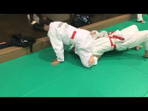 東大OB長野さんによる前三角絞めからの関節技