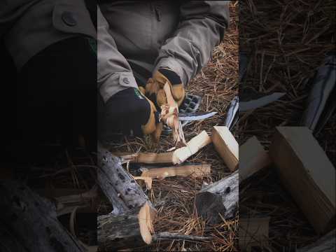 Camping by the River - Batoning - Marttiini Lynx Knife  - Bushcraft - Fjallraven
