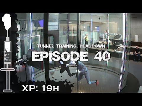 Tunnel Training Headdown - Indoor Skydiving #40 (~19h XP)