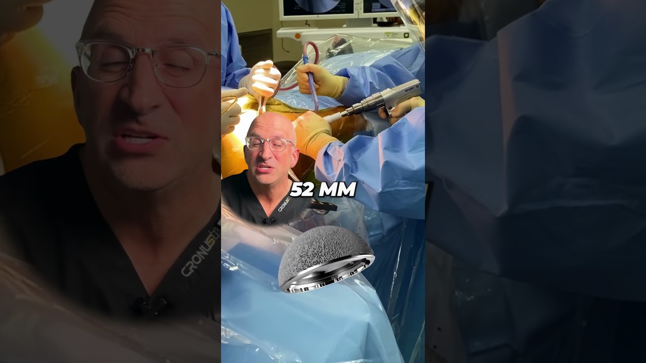 How Does a Hip Replacement Stay In Place? 🔨 Pressfit Hip Implants #shorts