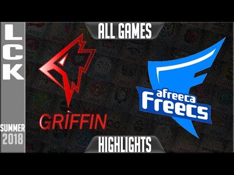AFS vs GRF Highlights ALL GAMES | LCK Playoffs Semi-final Summer 2018 | Afreeca Freecs vs Griffin
