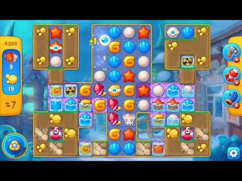 Fishdom 2021 - Level 4384   #Playrix #Fishdom #gaming
