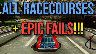 Daytona USA 2001: All Racecourses Plus Epic Fails!
