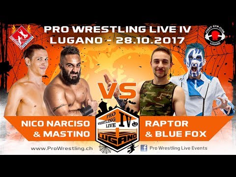 Blue Fox & Raptor vs Nico Narciso & Mastino - Pro Wrestling Live Lugano IV - 28.10.2017