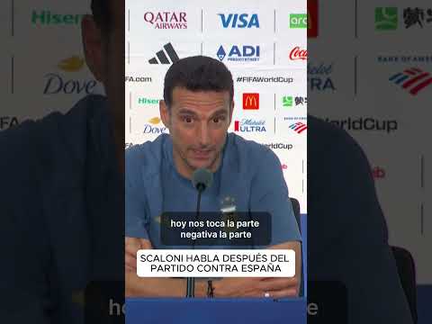 💣 SCALONI HABLA DESPUÉS DEL PARTIDO
