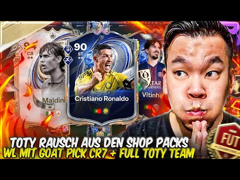 TOTYS OHNE AUF DEN P2W ACCOUNT 🤑 WL TEST MIT GOAT PICK CR7 UND FULL TOTY TEAM 🐐 EAFC26 ULTIMATE TEAM