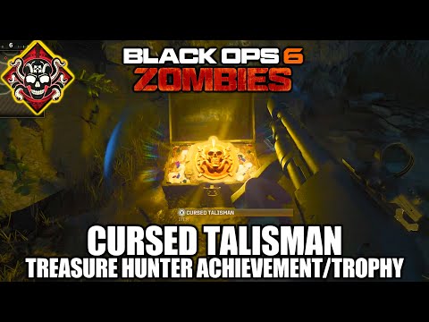 COD Black Ops 6 Zombies - Cursed Final Talisman Easter Egg - Treasure Hunter Achievement/Trophy