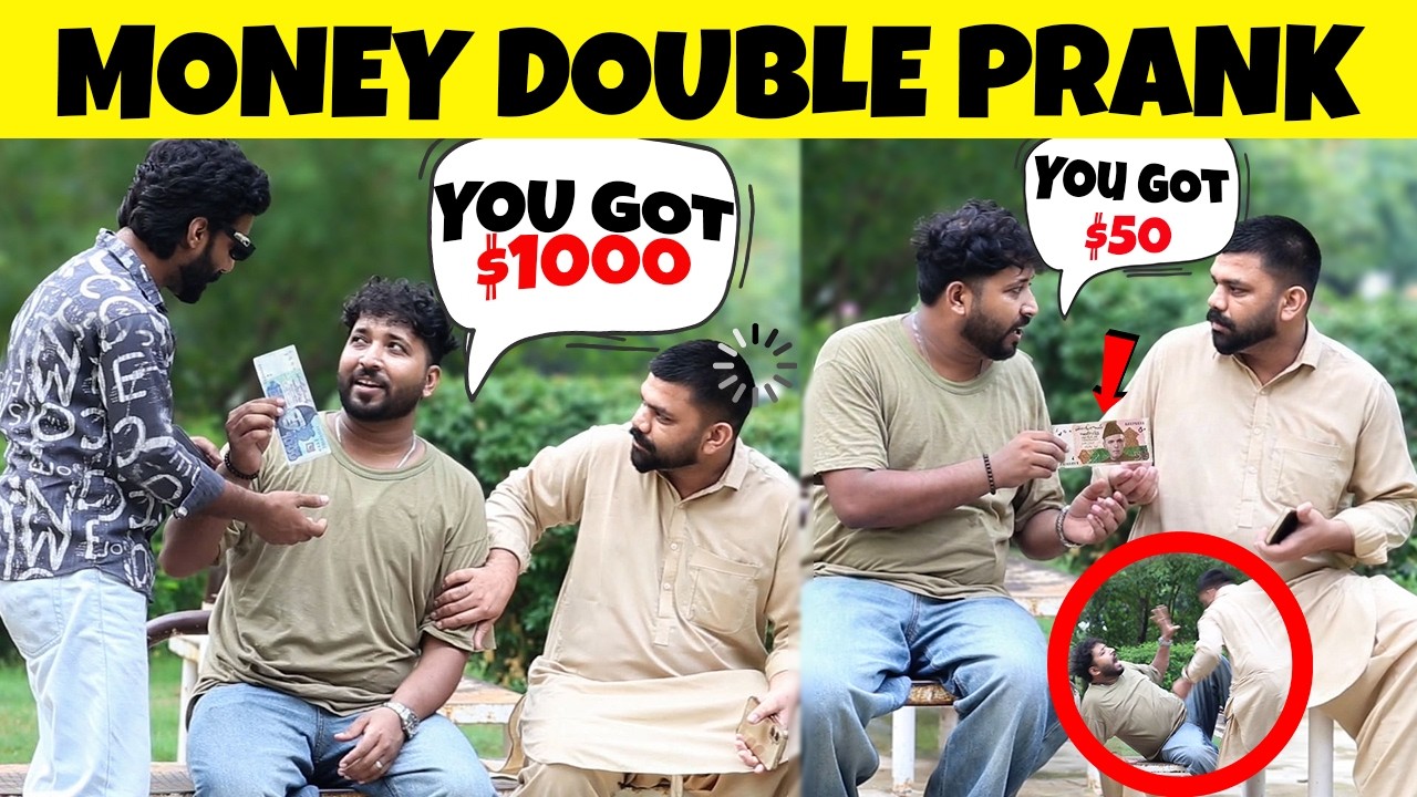 Money Double Prank 😂 | by Sharik Shah & Iqbal Malik