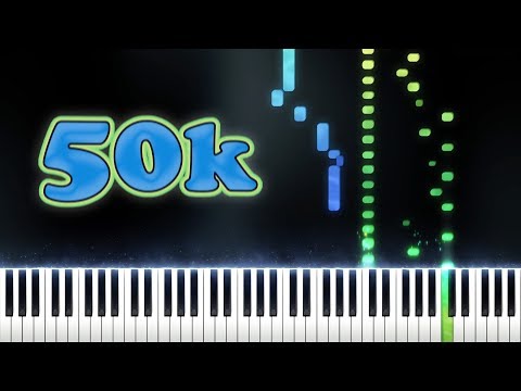 50,000 SUBSCRIBERS 50,000 NOTES (Playable Version) - Piano Tutorial