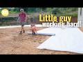 Next Step Geotextile On The Driveway Farm Renovation In Southern France 105