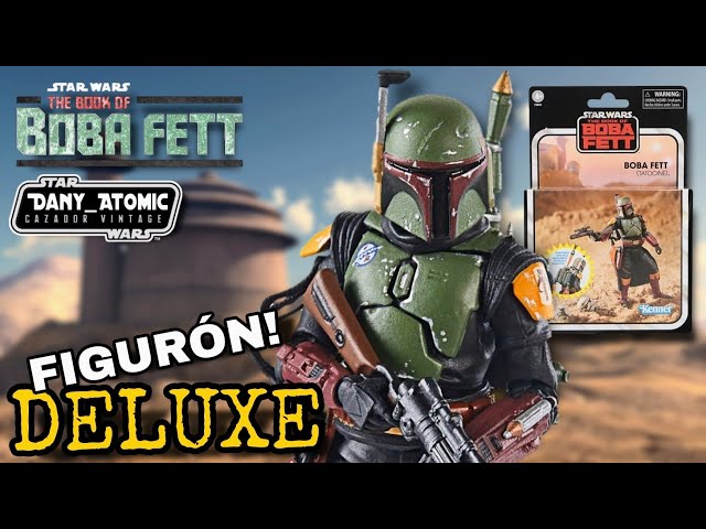 Vídeo relacionado con Star Wars Hasbro colección Vintage - Boba Fett (Tatooine) Figura de Lujo a Escala de 9,5 cm The Book of Boba Fett Juguete para niños y niñas (F5894)