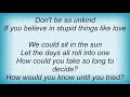 Bic Runga - Roll Into One Lyrics