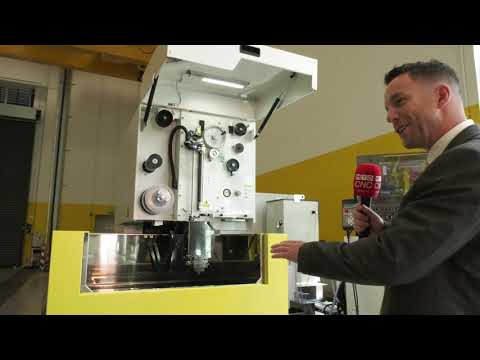 We lift the bonnet on the FANUC C600IC wire machine