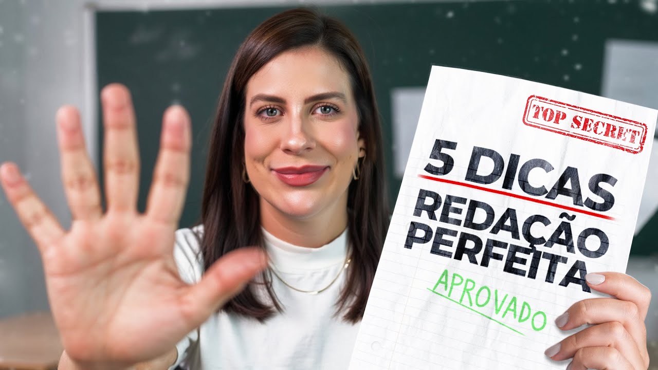 5 passos simples para fazer uma BOA REDAÇÃO (ajudam mesmo)