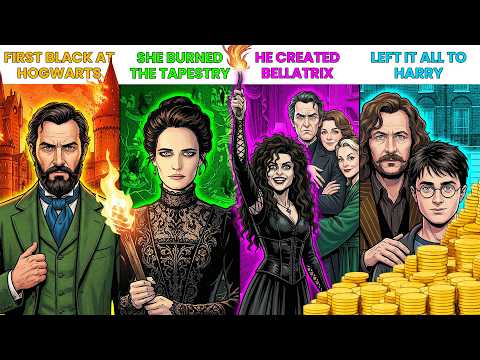 All 13 MAJOR Blacks in Harry Potter EXPLAINED in Detail
