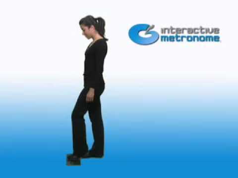 Interactive Metronome Exercise #12 - Balance Right Foot, Tap Left Toe
