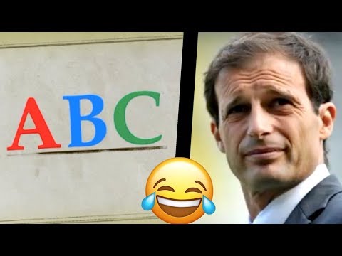 L'AFABETO di ALLEGRI in VERSIONE AUTOGOL😂