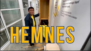 HEMNES Assembly (perakitan rak buku IKEA)