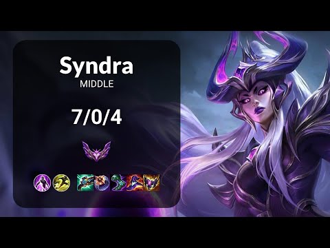 Syndra vs Anivia MIDDLE - KR MASTER Patch 15.1