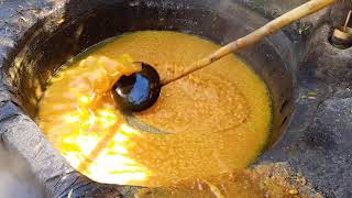 गुड, खांड, शक्कर बनाने वाले किसान ने बताया Desi Khand Recipe, Brown Sugar making from Sugarcane