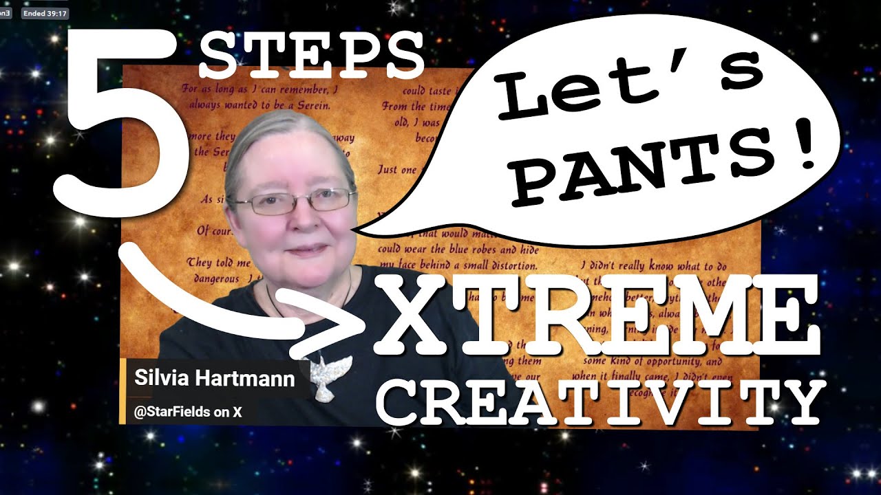 Free Creative Writing Workshop: Pantsing Not Plotting - Extreme Creativity In 5 Phases