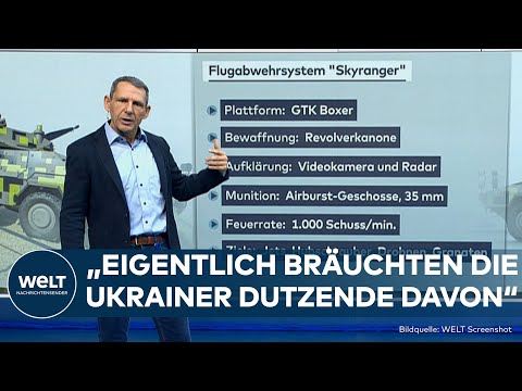 LUFTABWEHR FÜR DIE UKRAINE: Deutschland liefert Skynex-System – Das kann die Revolverkanone