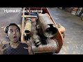 2 Ton Old Hydraulic Jack Restoration Blaze