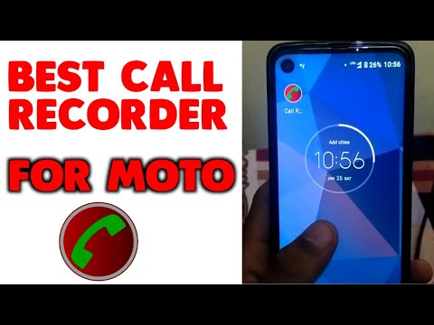 Best Call Recorder For Moto One Action,Moto One Macro,Moto one,Moto one vision