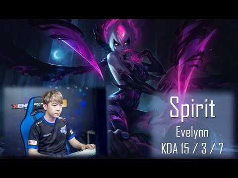 AFS Spirit - Evelynn Jungle : Evelynn Highlights (vs Uzi, Ruler,CoreJJ)