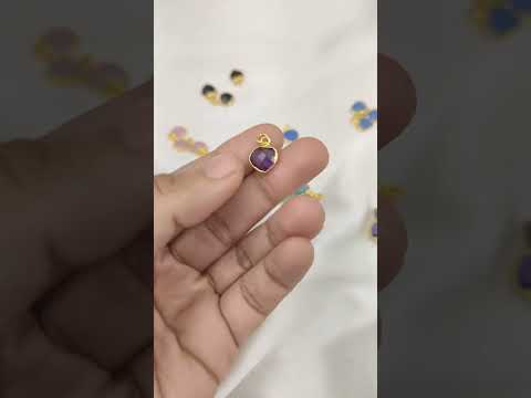 Pink chalcedony gemstone pendant heart shape natuarl stone g...