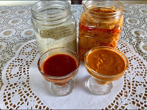 how to make four types of sudanese hot sauce / طريقة عمل أربعة أنواع شطة سودانية حارة 🔥🔥