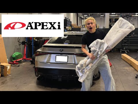INSTALLING APEXI MIDPIPE ON MY LEXUS IS350 2022