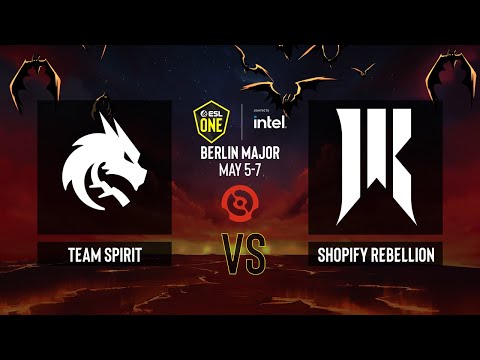 Dota2 - Team Spirit vs Shopify Rebellion - Game 1 - ESL One Berlin 2023 - Group B