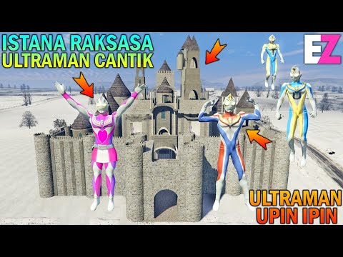 ULTRAMAN UPIN IPIN BANGUN ISTANA ULTRAMAN CANTIK - GTA 5 SULTAN BOCIL