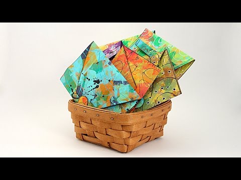 Ustream Rebroadcast: Create Envelopes From Painted Paper Bags - HowToGetCreative.com with Barb Owen