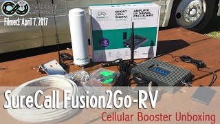 SureCall Fusion2Go-RV Cellular Booster Unboxing