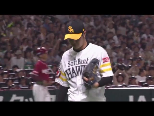 【8回表】今日も抑えた!! ホークス・甲斐野がデビューから13試合連続無失点!! 2019/5/2 H-E