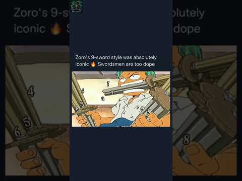 Zoro's 9-sword style was absolutely iconic 🔥🔥🔥