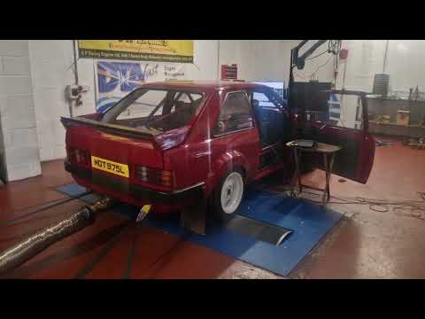 rwd mk3 Escort Lee Edwards on dyno