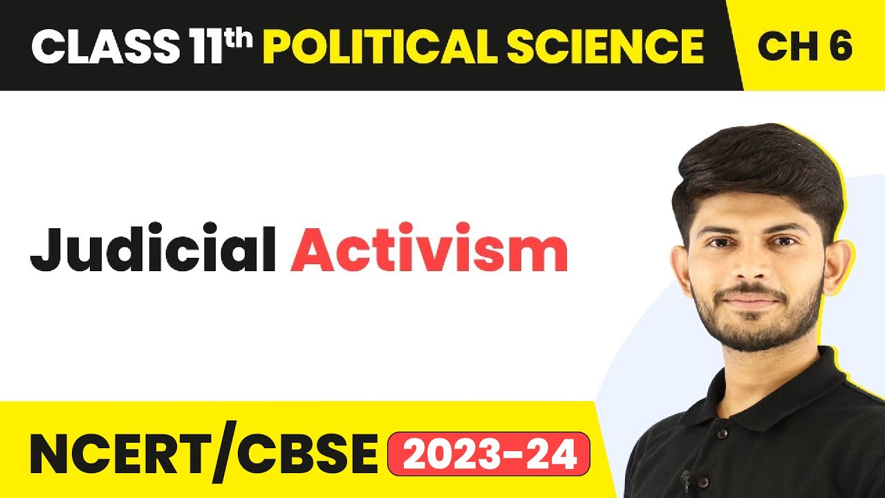 Class 11 Political Science Chapter 6 | Judicial Activism - Judiciary