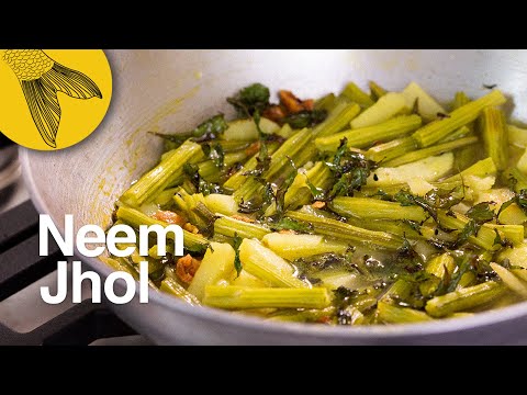 Easy Neem Jhol—simple Bengali vegetarian dish for hot summers
