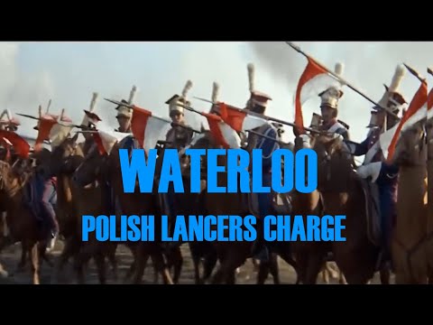 Waterloo Polish Lancers charge
