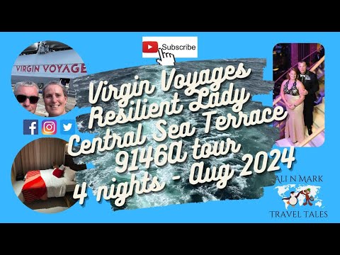 Thumbnail for Virgin Voyages - Resilient Lady - Central Sea Terrace Cabin Tour