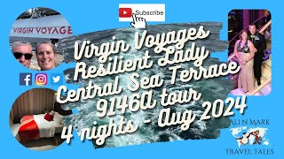 Virgin Voyages - Resilient Lady - Central Sea Terrace Cabin Tour