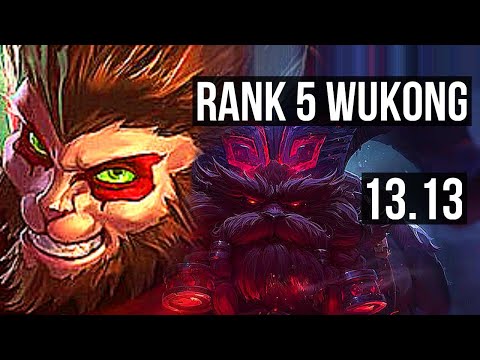 WUKONG vs ORNN (TOP) | Rank 5 Wukong, 5/1/0 | TR Grandmaster | 13.13